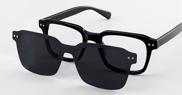 Collection| Magnetic clip-on sunglasses for prescription glasses