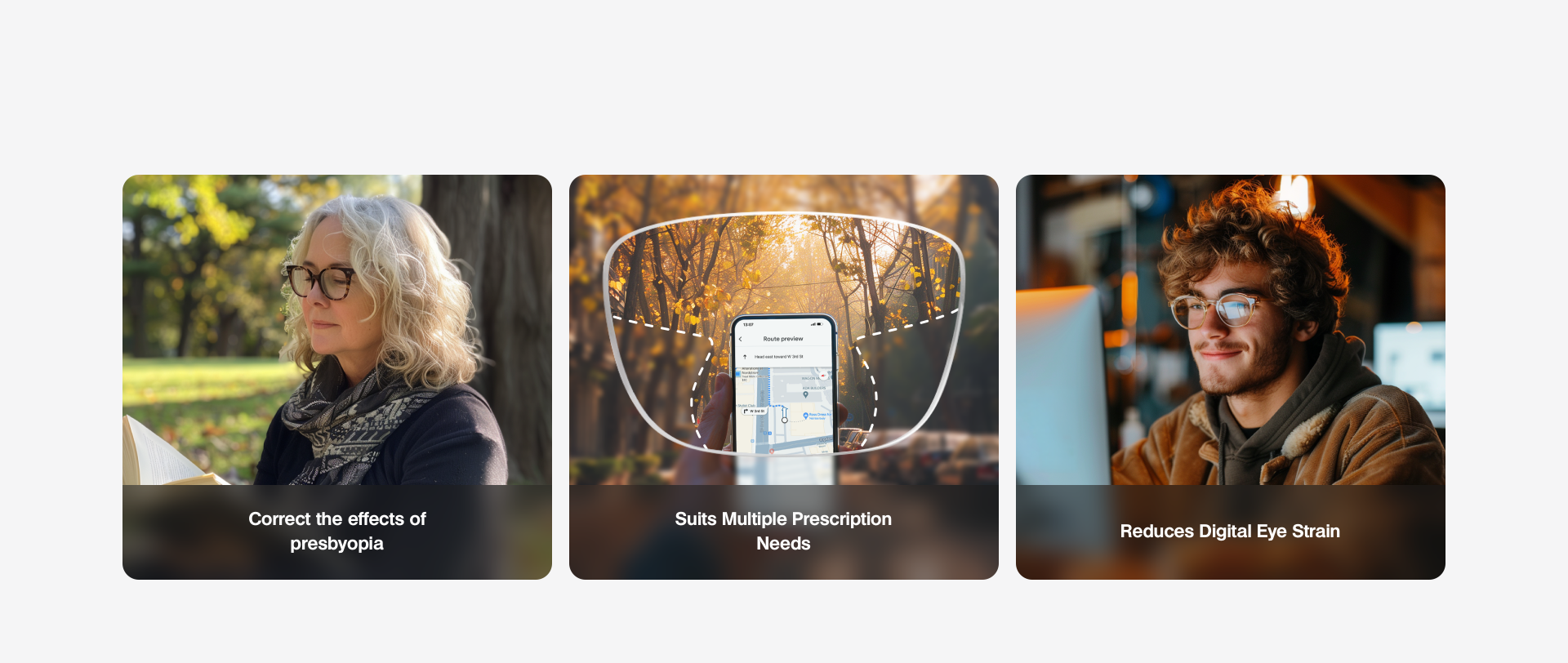 Progressive Lenses for Muti Vision Needs