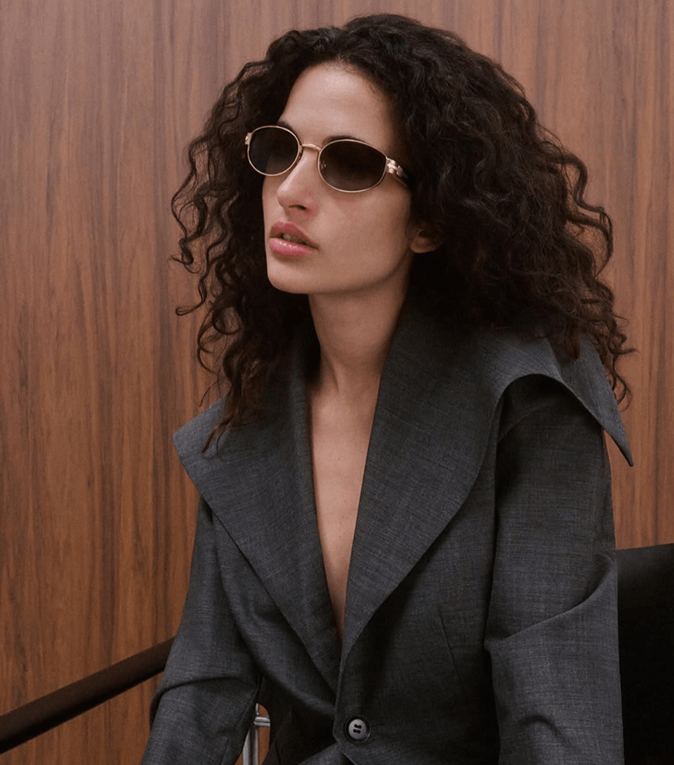 Man wearing black-framed glasses