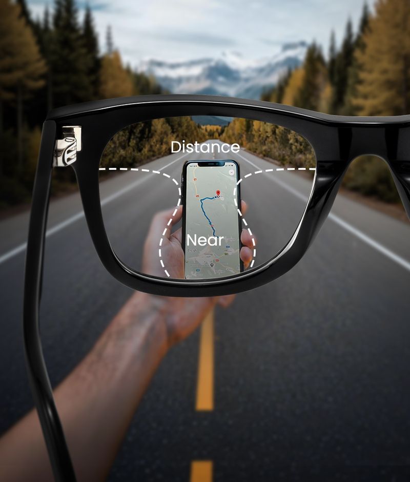 Designer cat eye frames with photochromic lenses