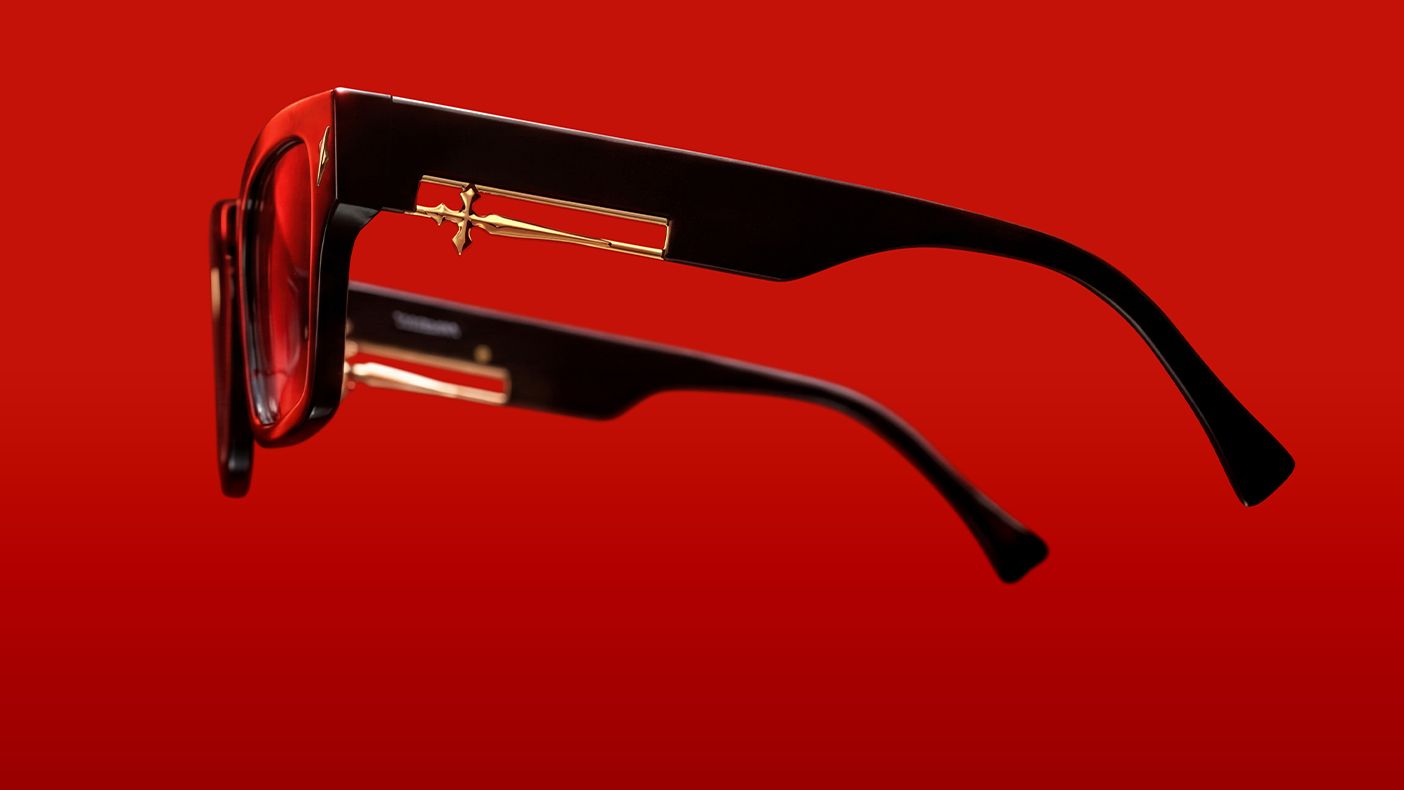 Bloody Opium black and red fashion limited eyewear
