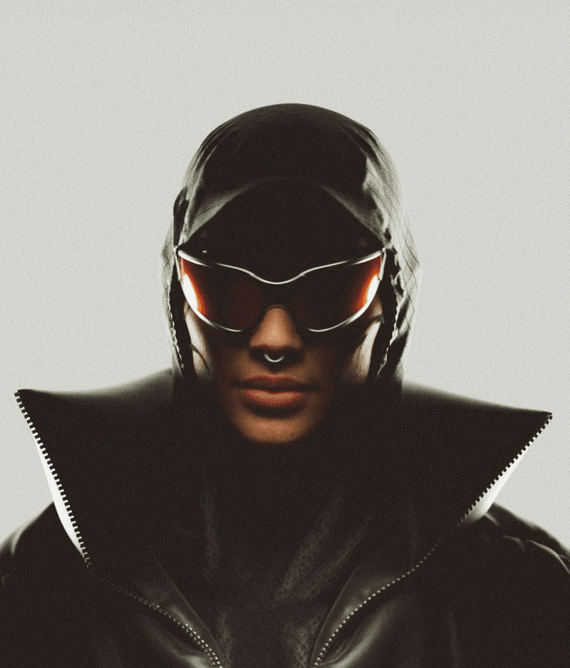 Retro glasses with progressive lenses