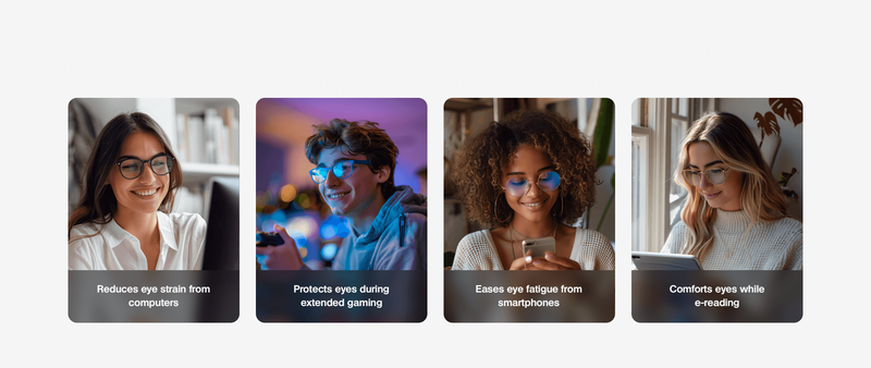 Blue light blocking glasses for every lifestyle