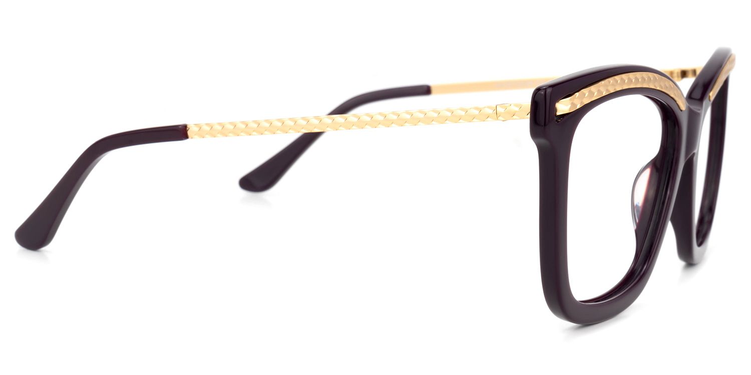 Bianchi - Rectangle Red Eyeglasses product detail 4