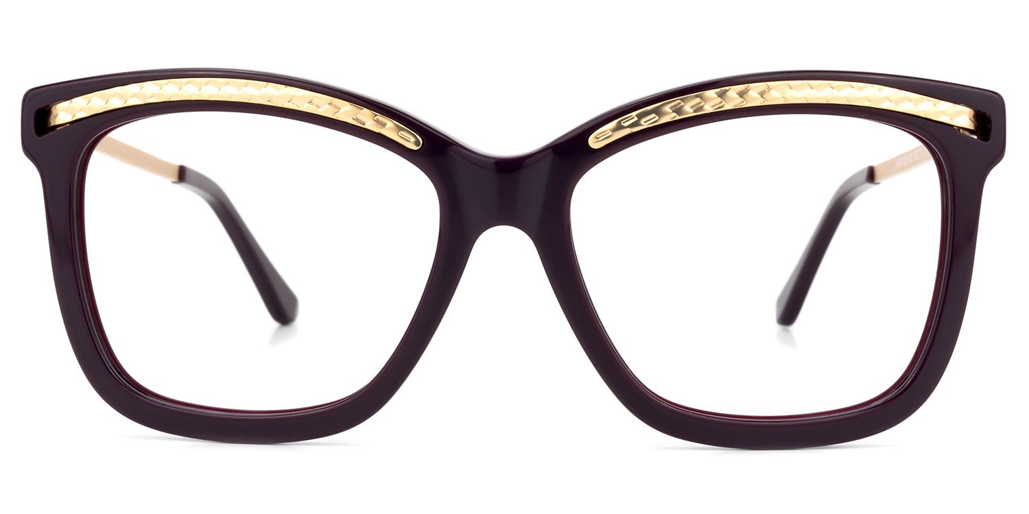 Bianchi - Rectangle Red Eyeglasses product detail 2