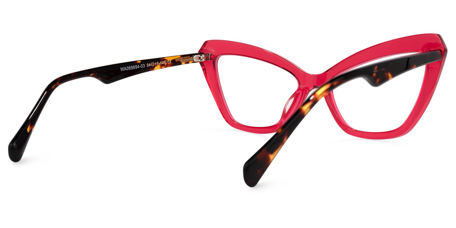 Shaneika - Cat Eye Red Eyeglasses product detail 3