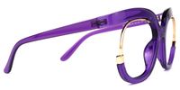 Fredia - Square Purple Eyeglasses | Vooglam 
