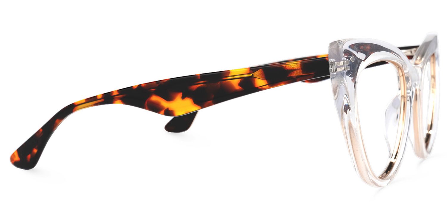 Akua - Cat Eye Crystal Eyeglasses | Vooglam 4