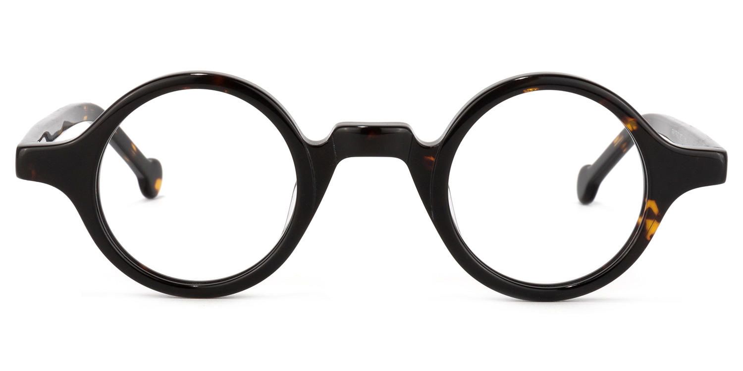 Gwendolen - Round Tortoise Eyeglasses product detail 2