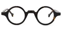 Arale Round Tortoise Eyeglasses ▏Vooglam Optical Eyeglasses Angle View