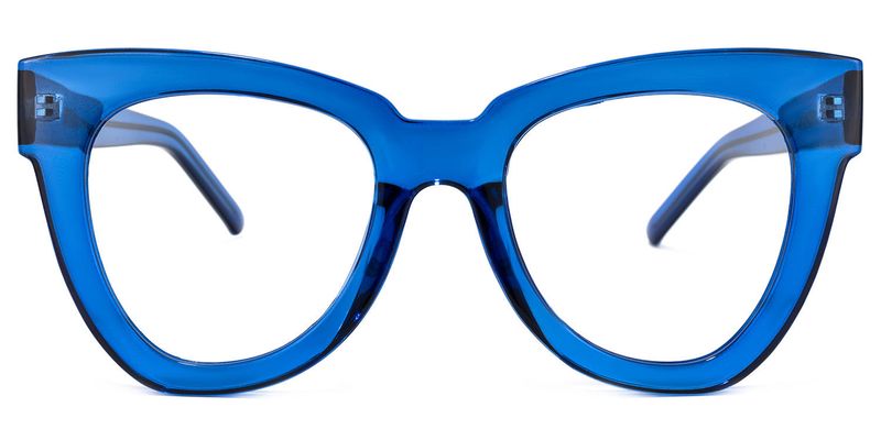 Judith - Butterfly Blue Eyeglasses