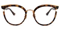 Retro - Tortoise Round Glasses | Vooglam SEO Angle View
