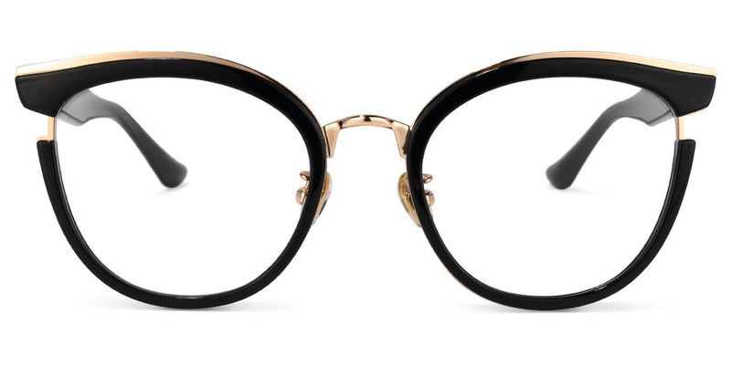 Retro - Black Round Glasses