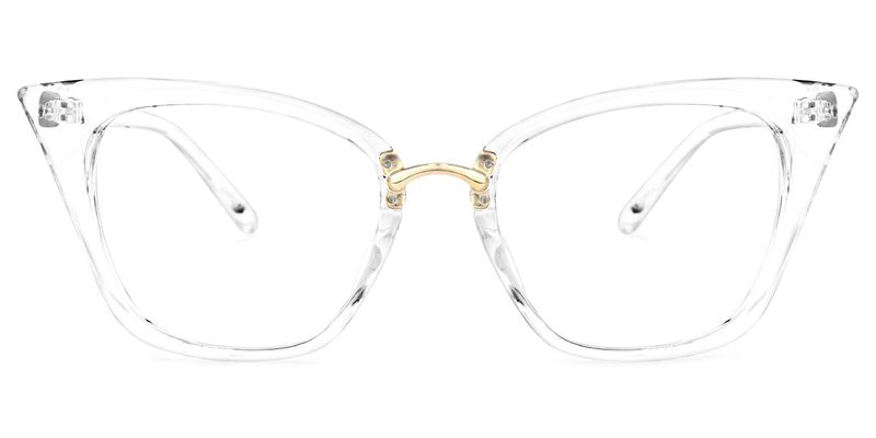 Tacita - Cat Eye Crystal Clear Eyeglasses