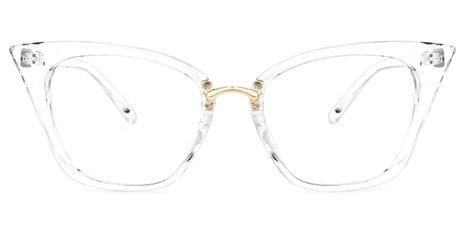Tacita - Cat Eye Crystal Clear Eyeglasses