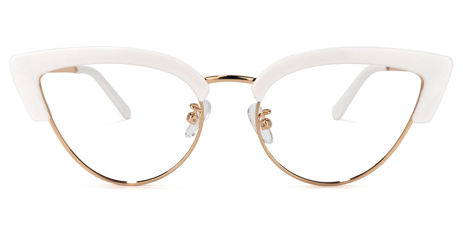 Faith - Cat Eye White Eyeglasses product detail 2