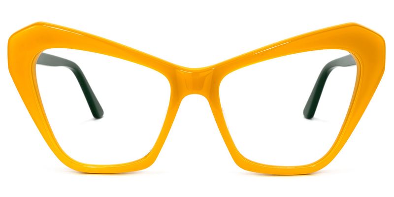 Kellee - Cat Eye Orange Eyeglasses