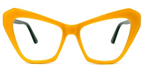Kellee - Cat Eye Orange Eyeglasses