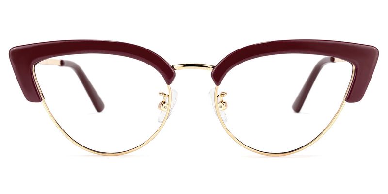 Faith - Cat Eye Wine/Red Eyeglasses
