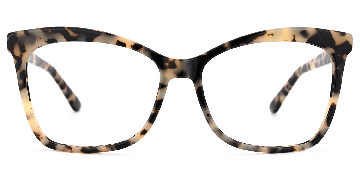 Alfven - Butterfly Leopard Eyeglasses | Vooglam Angle View