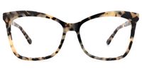 Alfven - Butterfly Leopard Eyeglasses | Vooglam Angle View