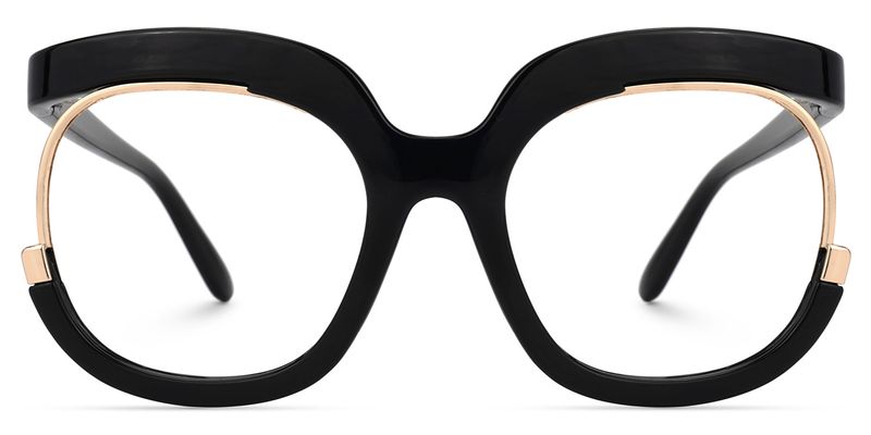 Fredia - Square Black Eyeglasses