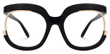 Fredia - Square Black Eyeglasses