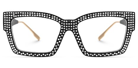 Waylon - Rectangle Black Eyeglasses