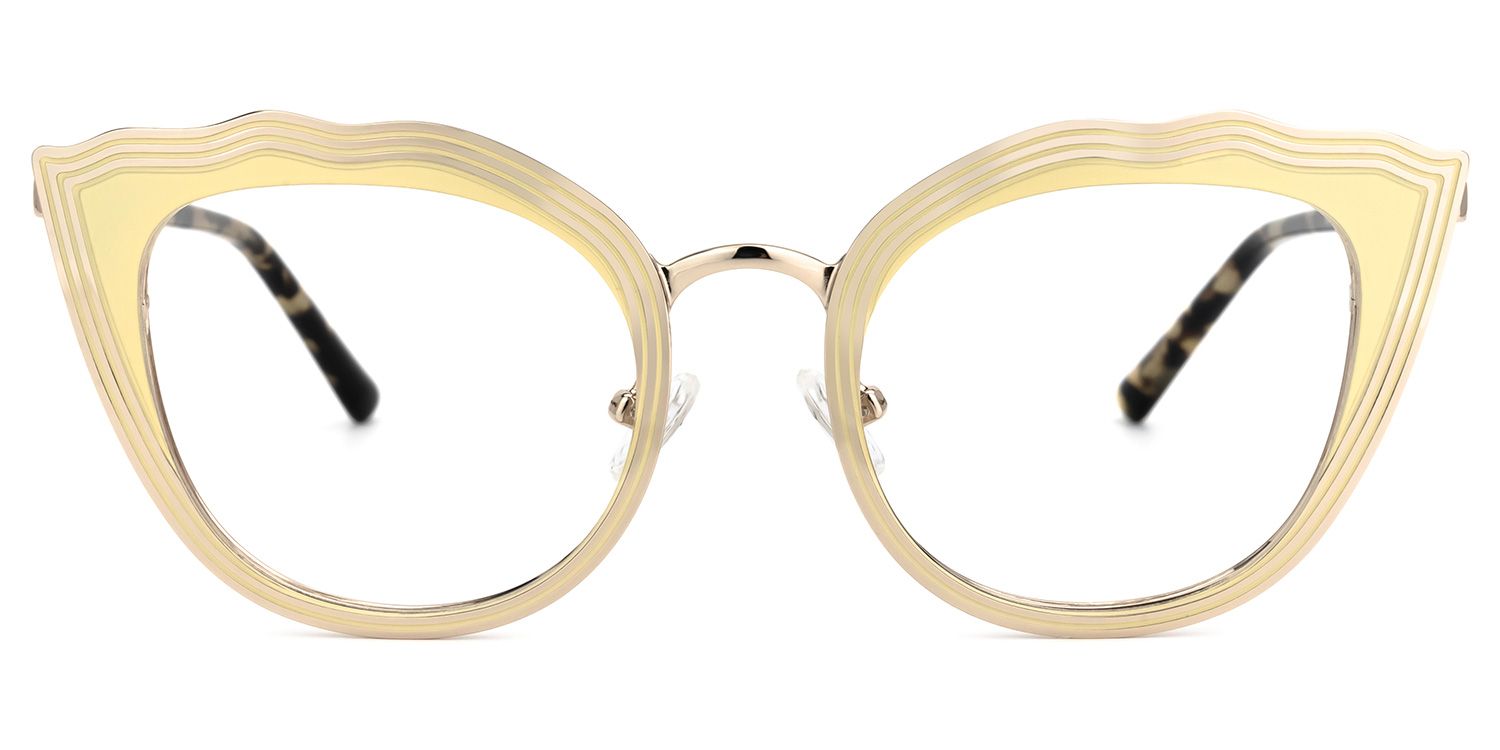Beasley - Cat Eye Yellow Eyeglasses product detail 2