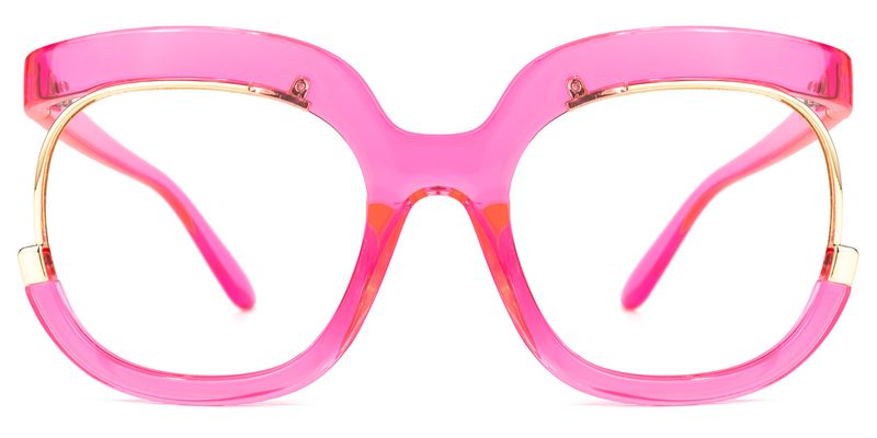 Fredia - Square Bright/Pink Eyeglasses