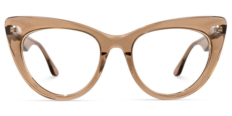 Akua - Cat Eye Brown Eyeglasses