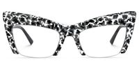 Garza - Cat Eye Animal Eyeglasses | Vooglam Angle View