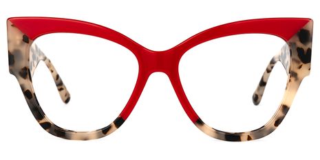 Tovar - Square Red Eyeglasses