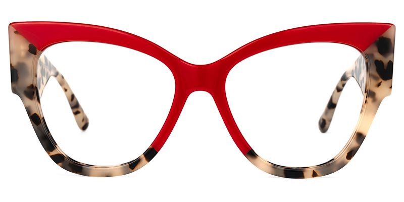 Tovar - Square Red Eyeglasses