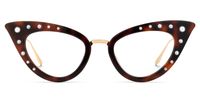Maddie - Cat Eye Tortoise Eyeglasses