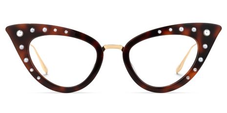 Maddie - Cat Eye Tortoise Eyeglasses