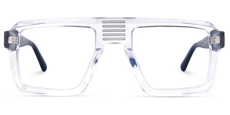 Russeau - Aviator Crystal Eyeglasses
