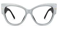Elektra - Cat Eye Gray Eyeglasses