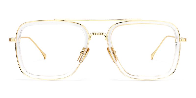 Alvira - Aviator Crystal/Gold Eyeglasses