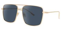 Reid - Aviator Gold Sunglasses - 2