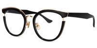 Retro - Black Round Glasses