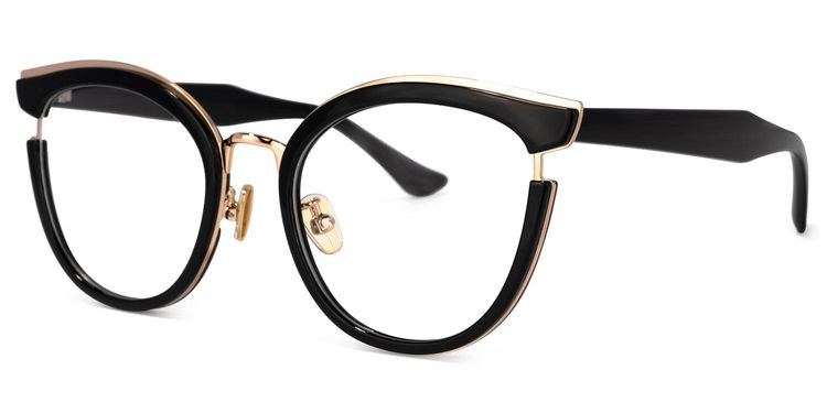 Retro - Black Round Glasses | Vooglam