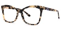 Alfven - Butterfly Leopard Eyeglasses | Vooglam Front View
