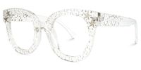 Candice - Crystal Square Eyeglasses