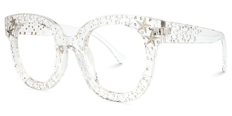 Candice - Crystal Square Eyeglasses - 2