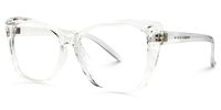 Raquel - Square Crystal Eyeglasses | Vooglam Front View