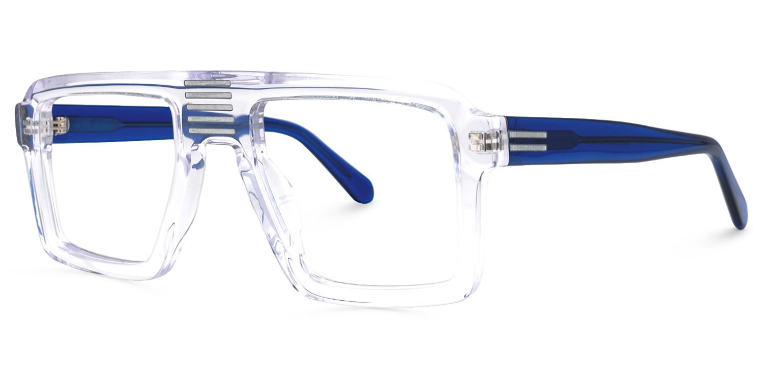 Russeau - Aviator Crystal Eyeglasses - 2