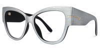 Elektra - Cat Eye Gray Eyeglasses