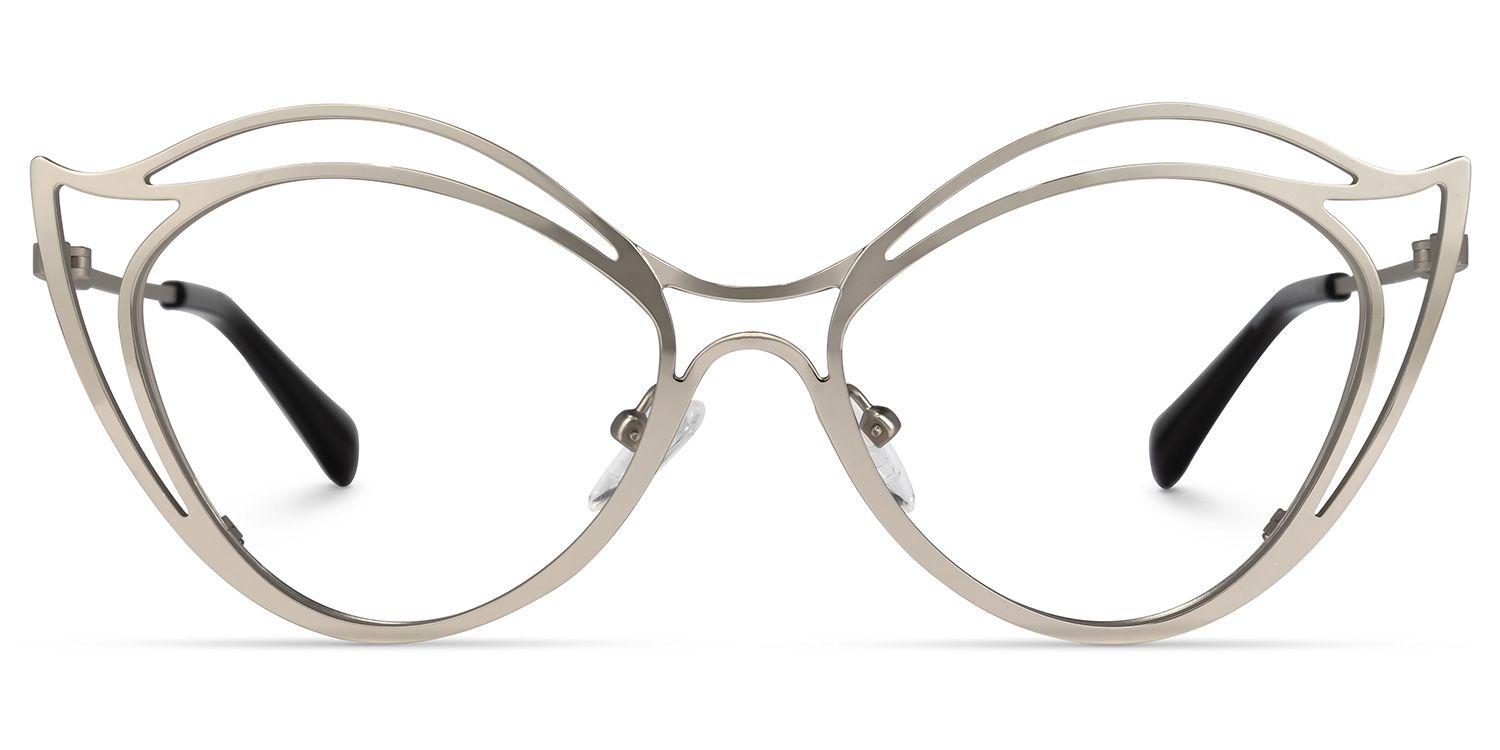 Hilleary - Geometric Silver Eyeglasses product detail 2