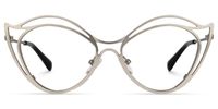 Hilleary - Geometric Silver Eyeglasses